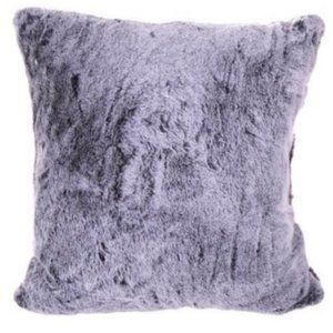 NEW 18x18 Super soft Faux Fur Throw Pillow Soft Ocean Blue NEW/NWT!
